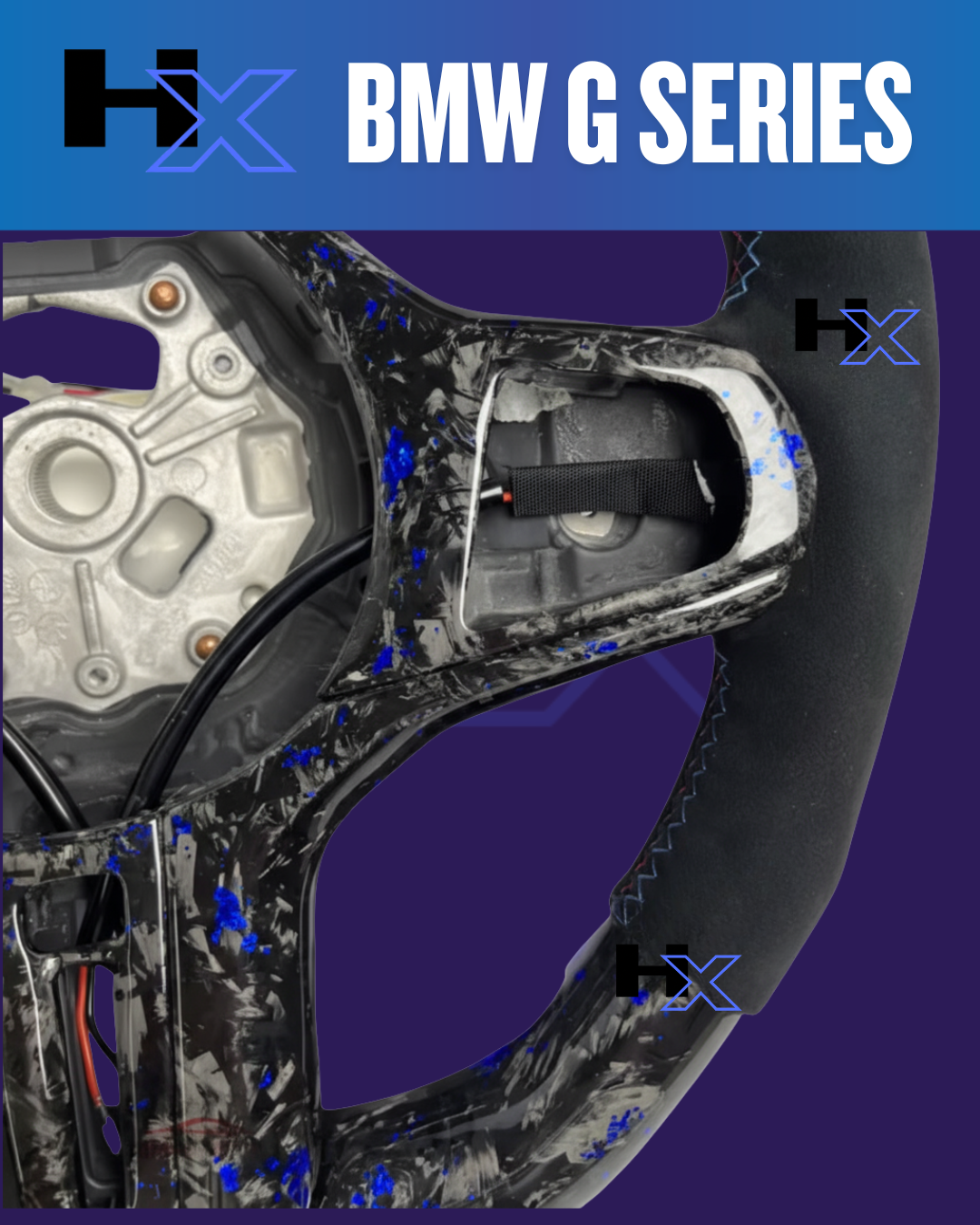 BMW G SERIES FORGED CARBON STEERING WHEEL