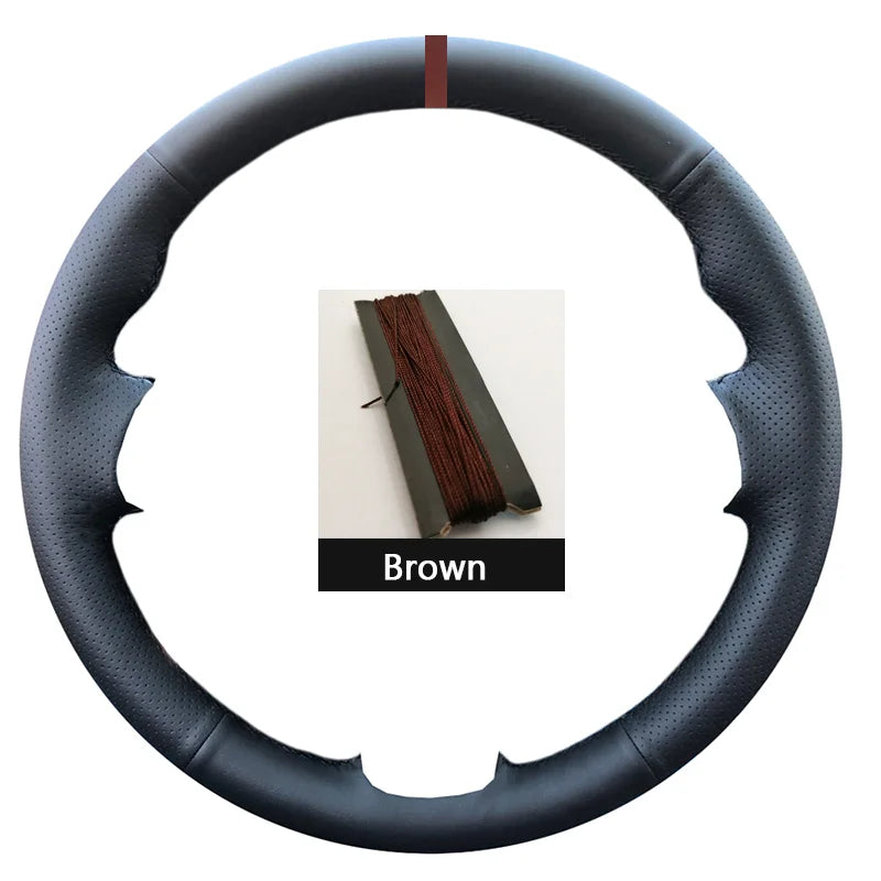 For Vauxhall Opel, K,E) Crossland X Grandland X Insignia Suede Leather Steering Wrap
