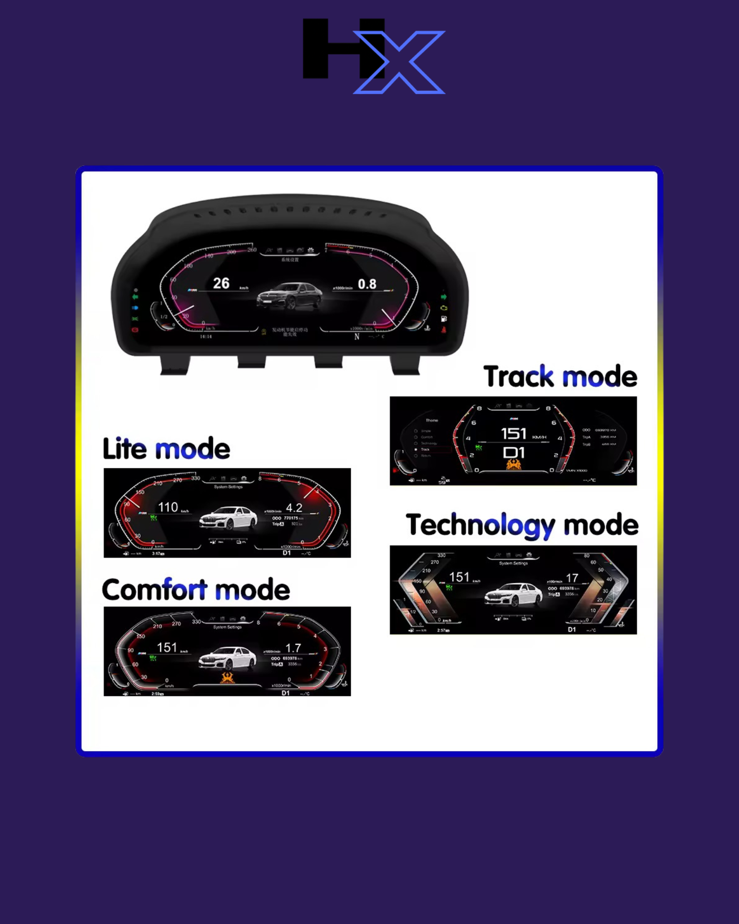 BMW F20/F21 SERIES VIRTUAL DASH RETROFIT