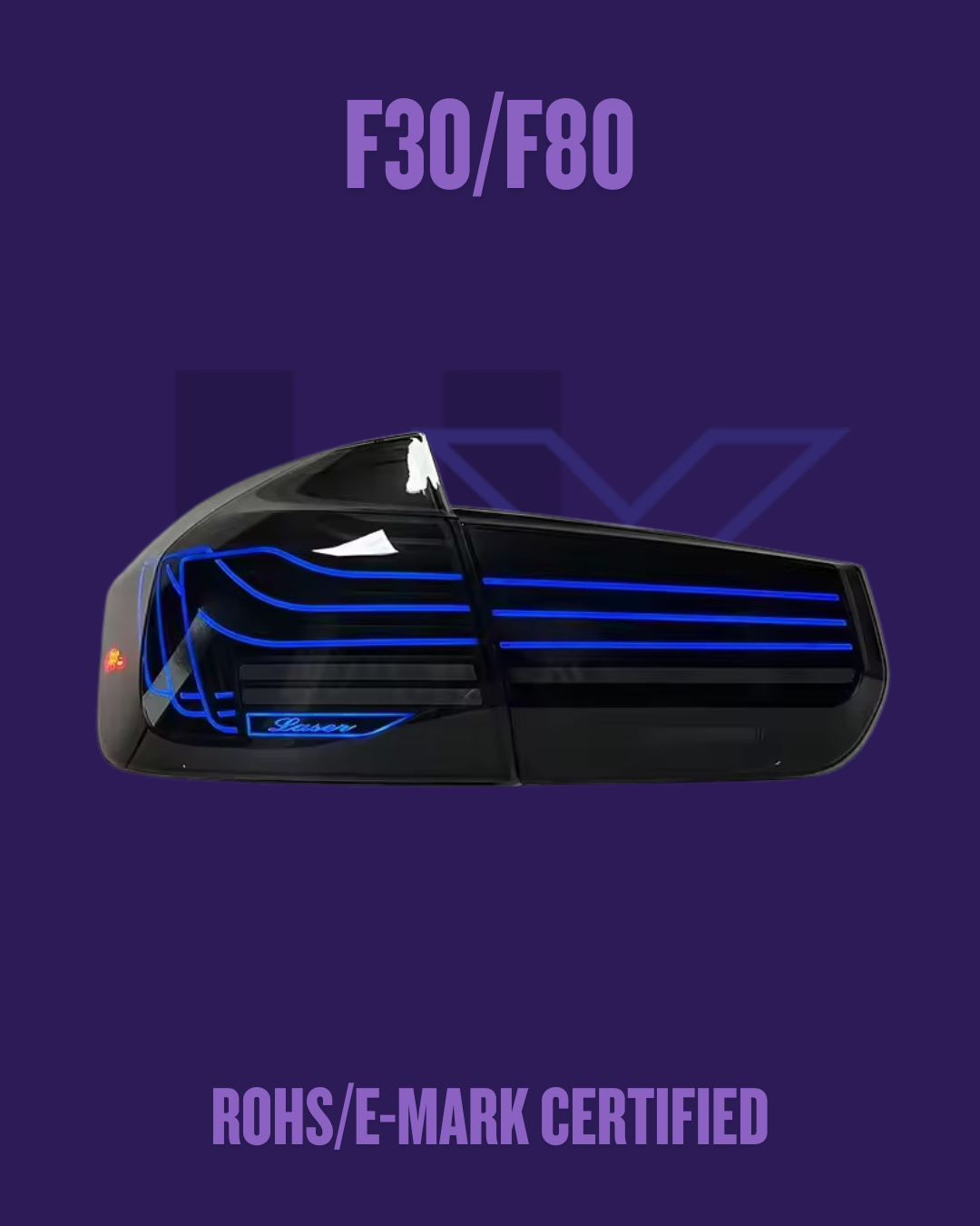 BMW F30/F80 CSL STYLE CUSTOM RGB (APP CONTROLLED) TAIL LIGHTS