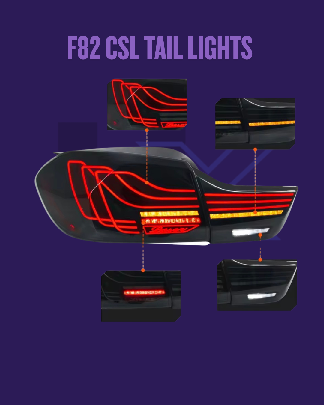 BMW F82 CSL STYLE TAIL LIGHTS