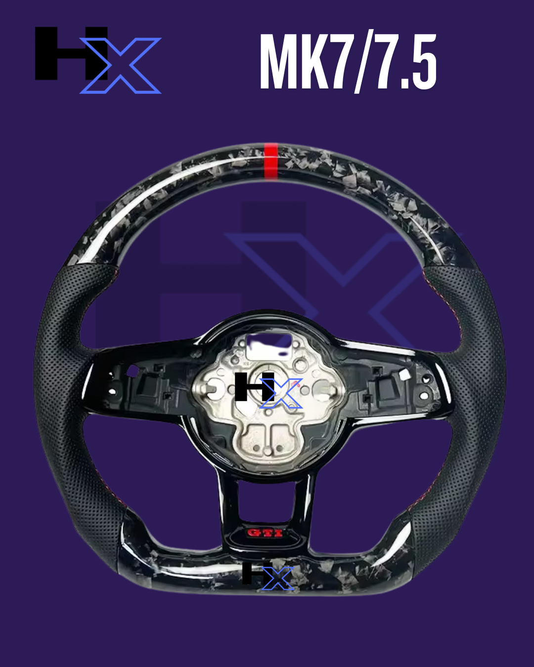 VW GOLF MK7/7.5 GTI FORGED CARBON STEERING WHEEL