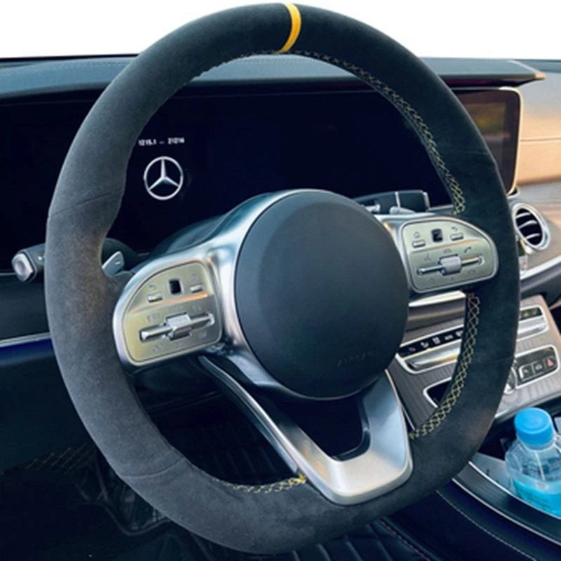 For Mercedes-Benz W222, A Class W177, C-Class W205, E-Class W213 Steering Wheel Wrap