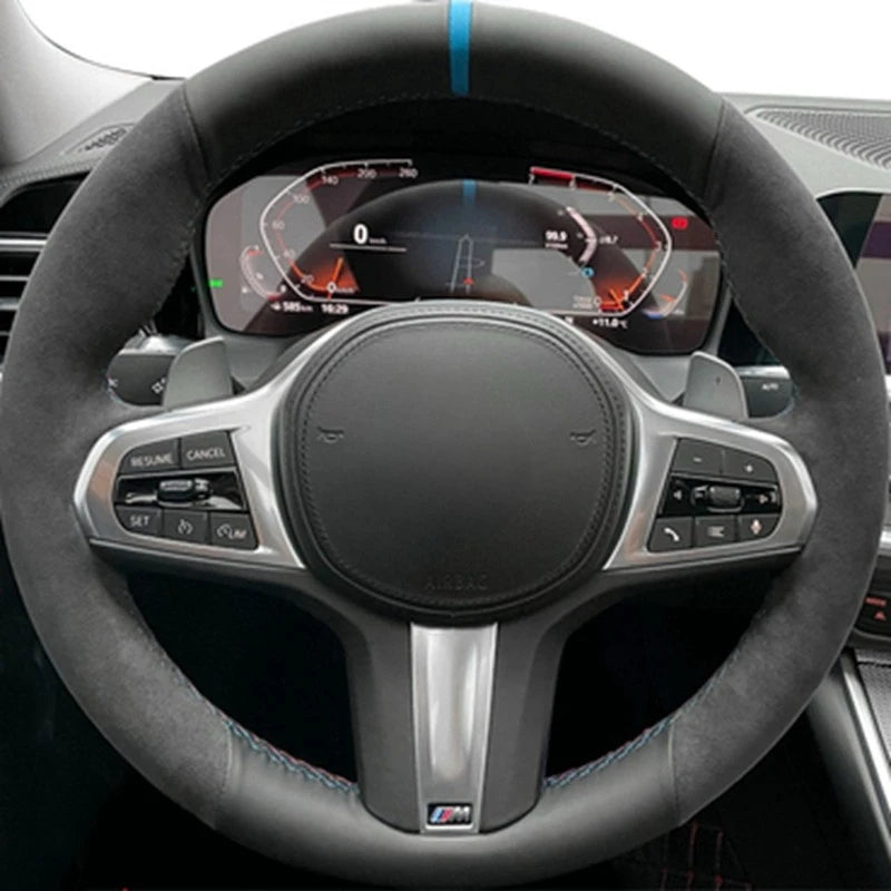 For BMW M Sport G30 G31 G32 G20 G21 Steering Wheel Wrap