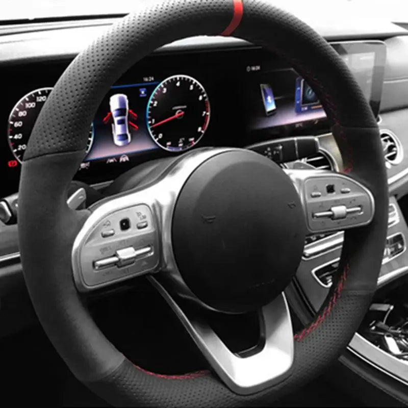 For Mercedes-Benz W222, A Class W177, C-Class W205, E-Class W213 Steering Wheel Wrap