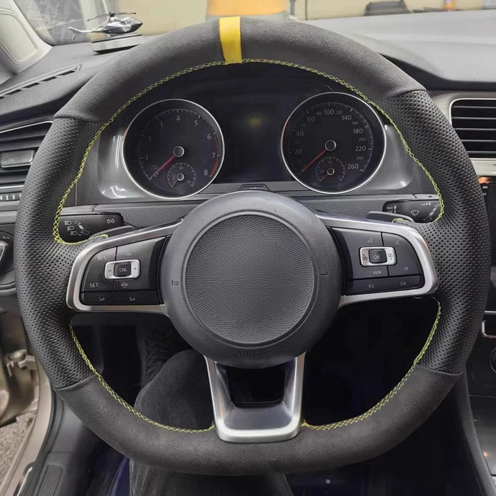 For Volkswagen VW Golf MK7/7.5 Steering Wheel Wrap