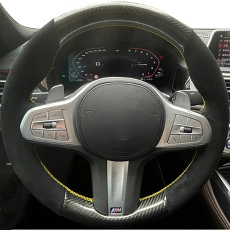 For BMW M Sport G30 G31 G32 G20 G21 Steering Wheel Wrap
