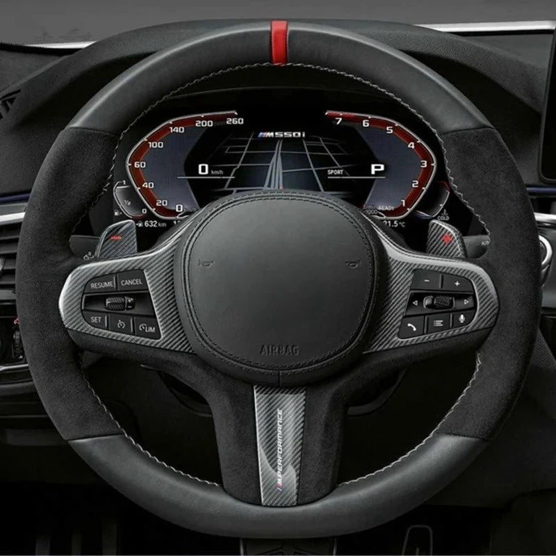 For BMW M Sport G30 G31 G32 G20 G21 Steering Wheel Wrap