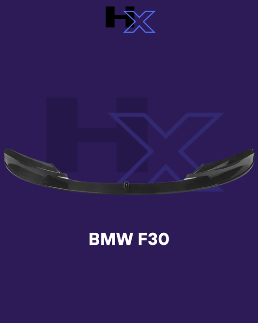 FRONT LIP SPLITTER - BMW F30 F31 3 SERIES - GLOSS BLACK - 2012:2018