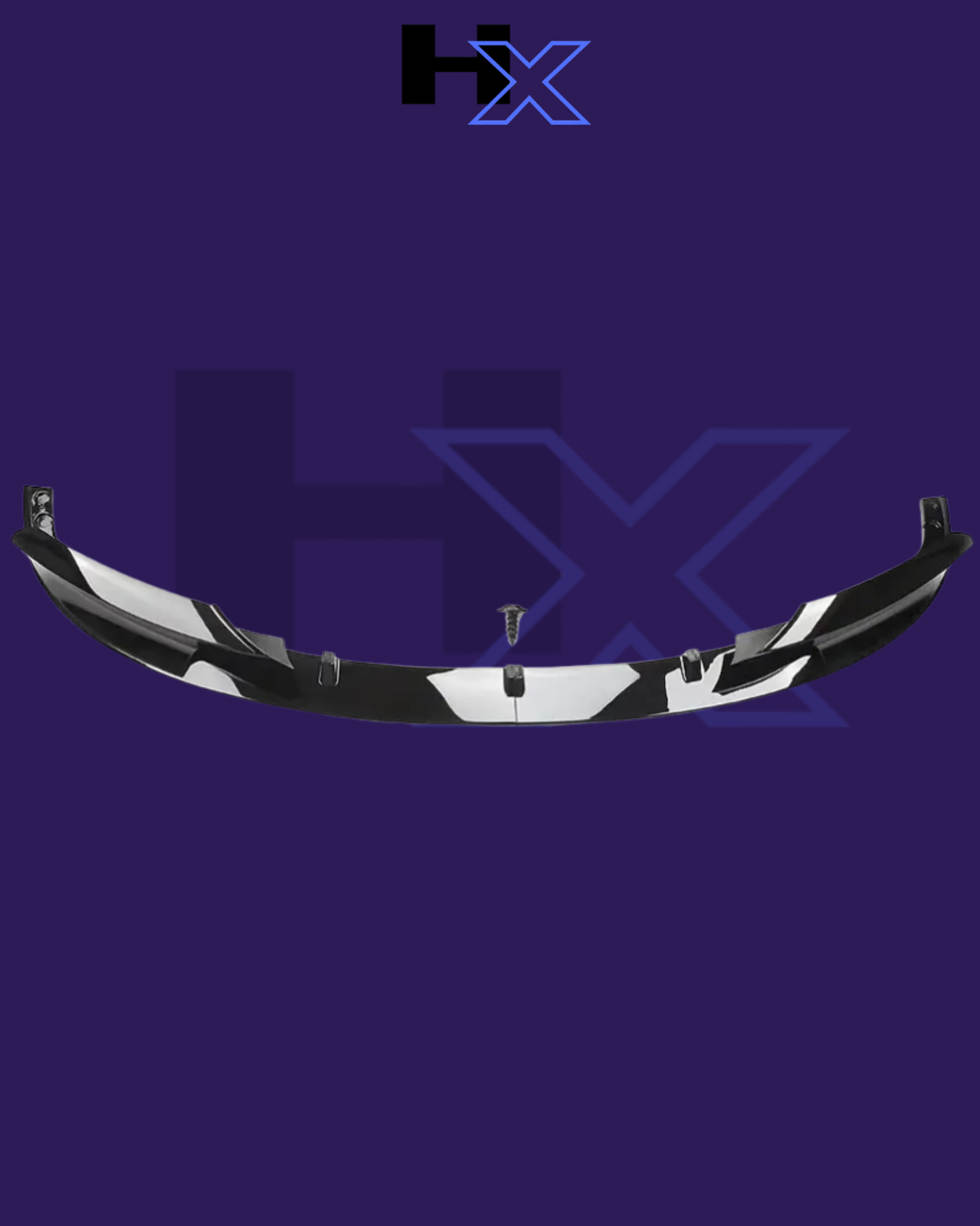 FRONT LIP SPLITTER - BMW F30 F31 3 SERIES - GLOSS BLACK - 2012:2018