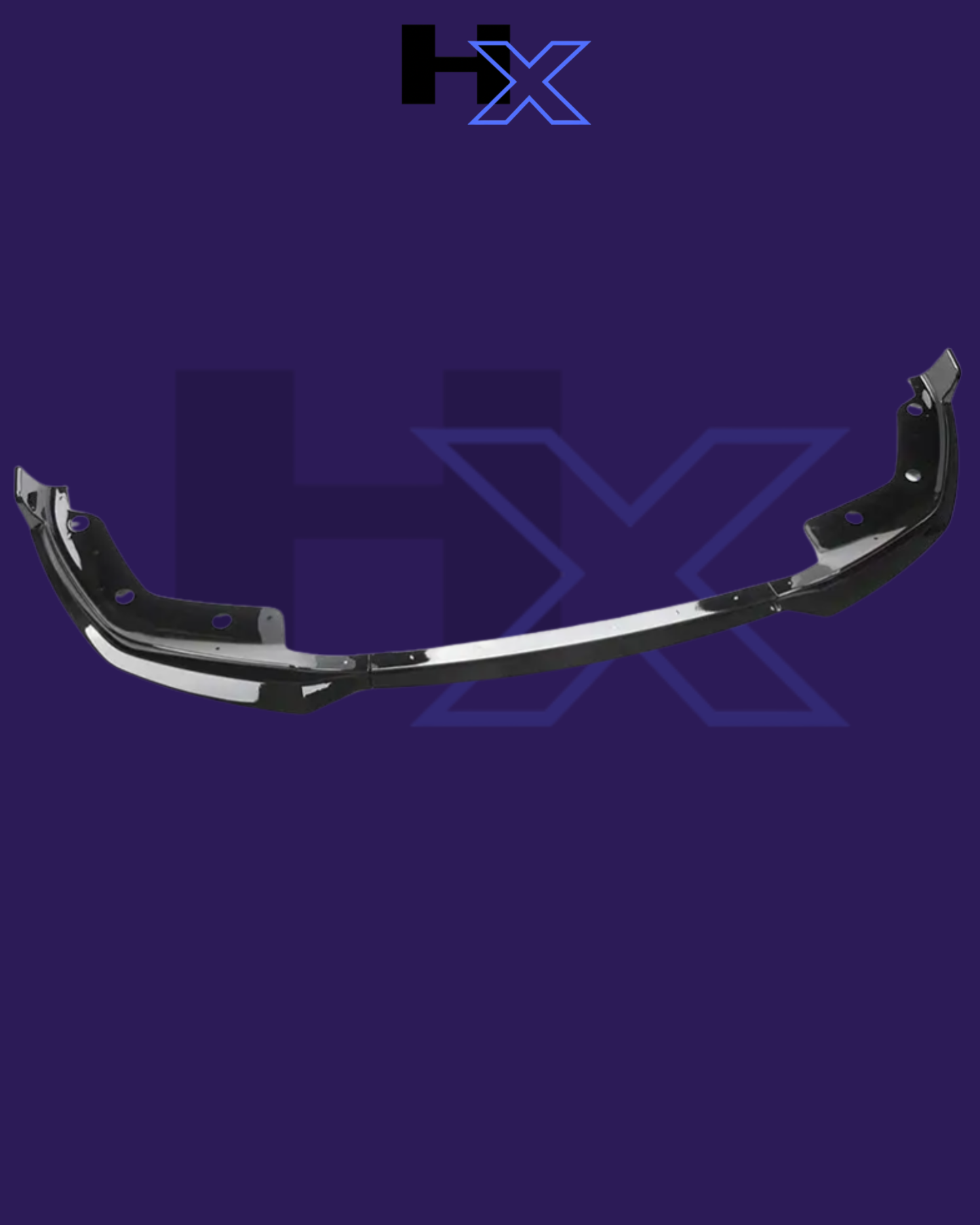 FOR BMW 3 SERIES G20 G21 3 PCS FRONT LIP BUMPER SPLITTER M SPORT GLOSS 2019-2022