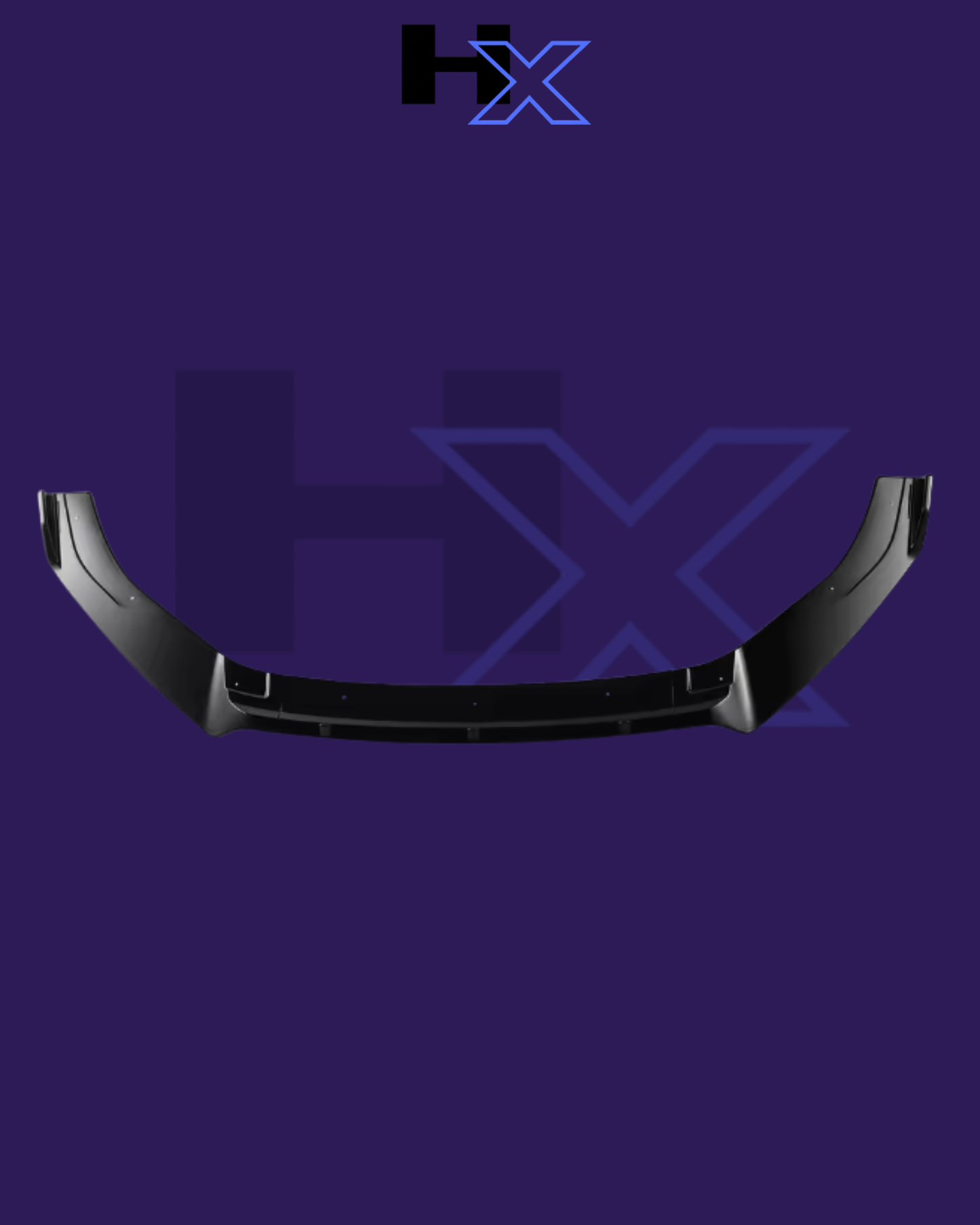 FOR VW GOLF MK7/MK7.5 FRONT SPLITTER - GLOSS BLACK -  2013-2020